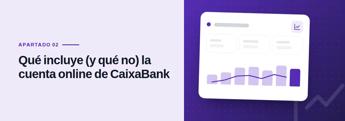 Qué incluye (y qué no) la cuenta online de CaixaBank